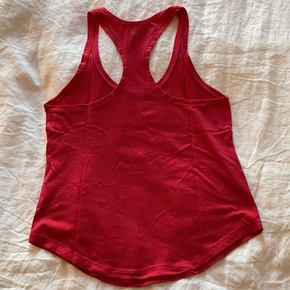 NWOT Victoria’s Secret red + white Stay the Night Racerback sleep cami tank top - Picture 8 of 11